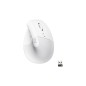 Logitech Lift Vertical Ergonomic Mouse Optisk Trådløs Hvid